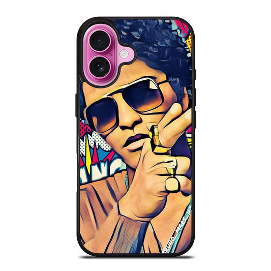 BRUNO MARS ART iPhone 16 Plus Case Cover