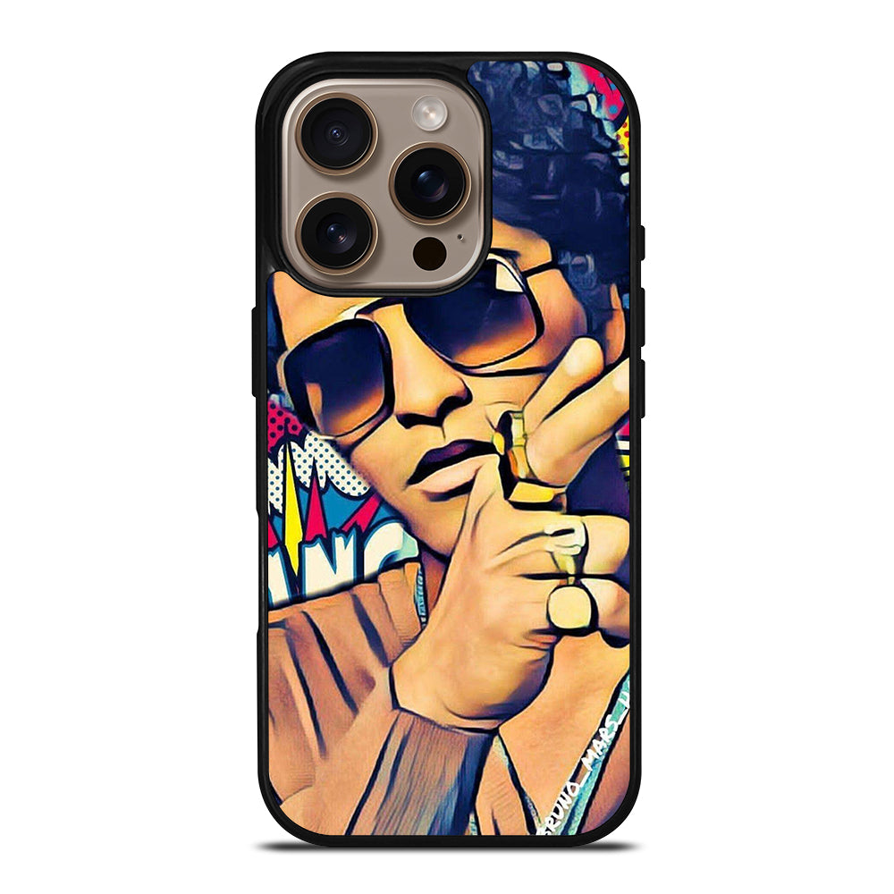 BRUNO MARS ART iPhone 16 Pro Case Cover