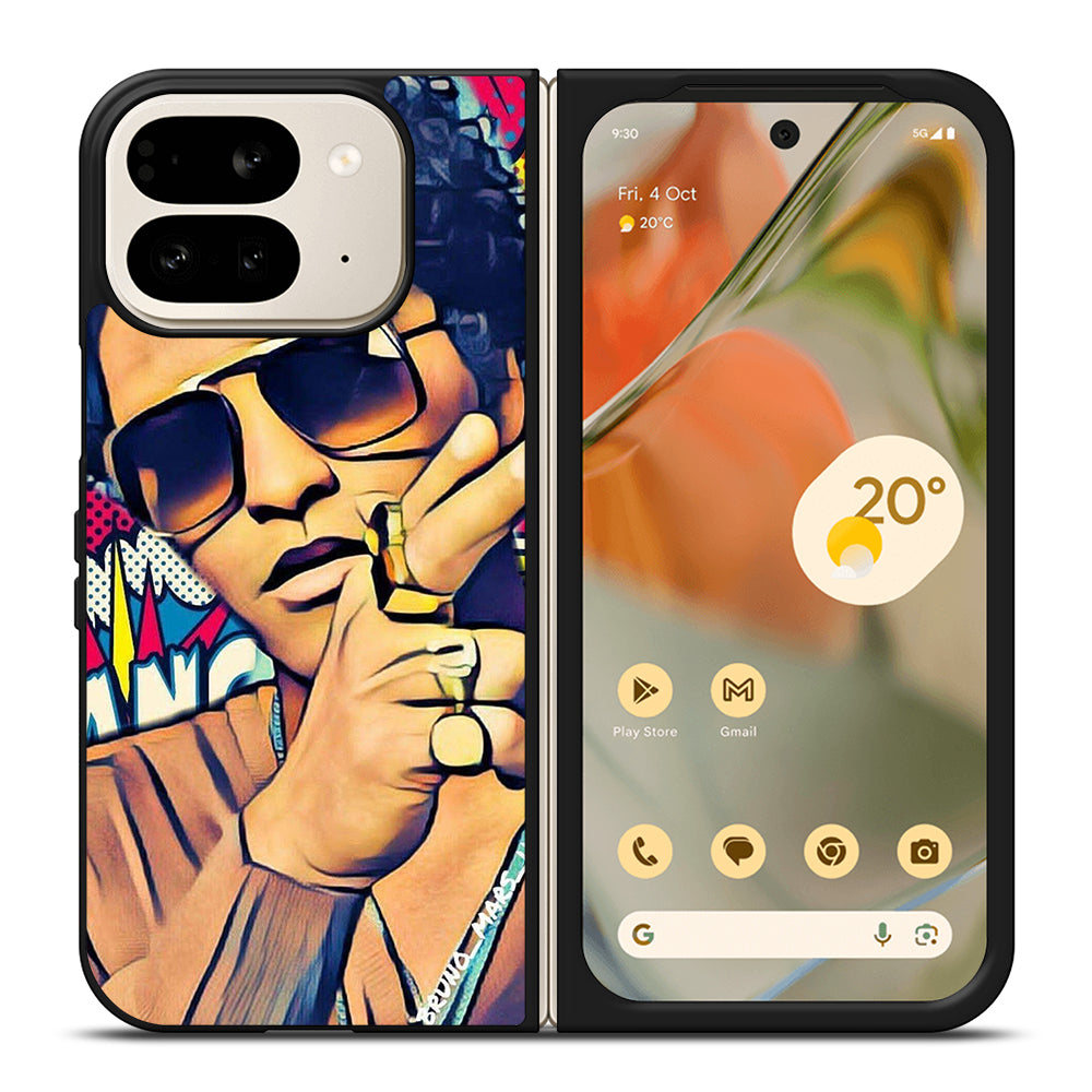 BRUNO MARS ART Google Pixel 9 Pro Fold Case Cover