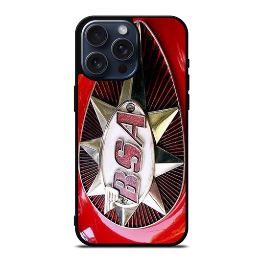 BSA MOTORCYCLE EMBLEM iPhone 15 Pro Max Case Cover