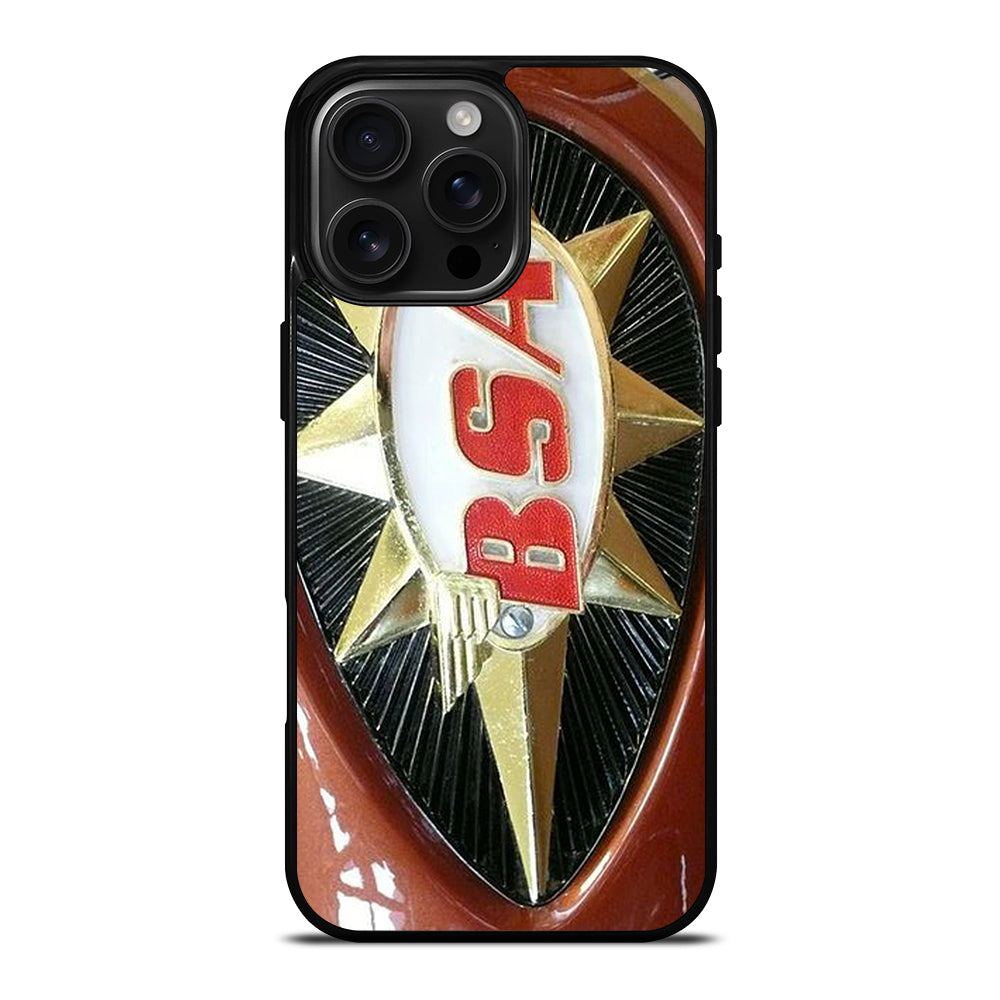 BSA MOTORCYCLE EMBLEM 2 iPhone 16 Pro Max Case Cover
