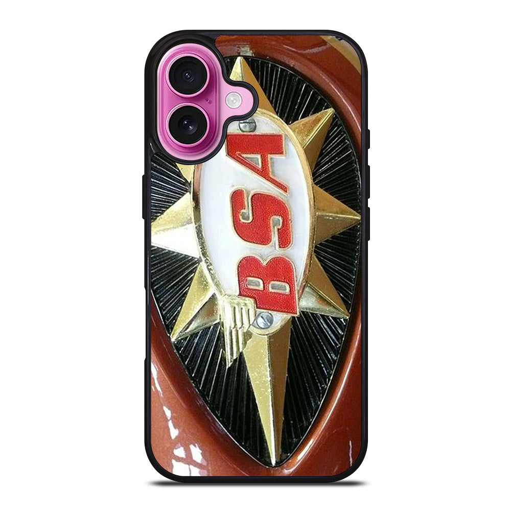 BSA MOTORCYCLE EMBLEM 2 iPhone 16 Plus Case Cover