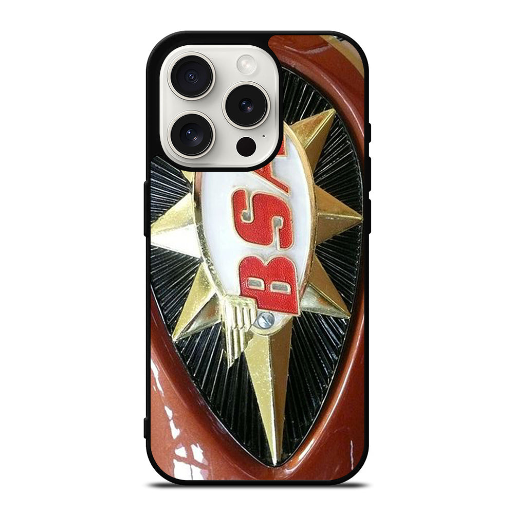 BSA MOTORCYCLE EMBLEM 2 iPhone 15 Pro Case Cover