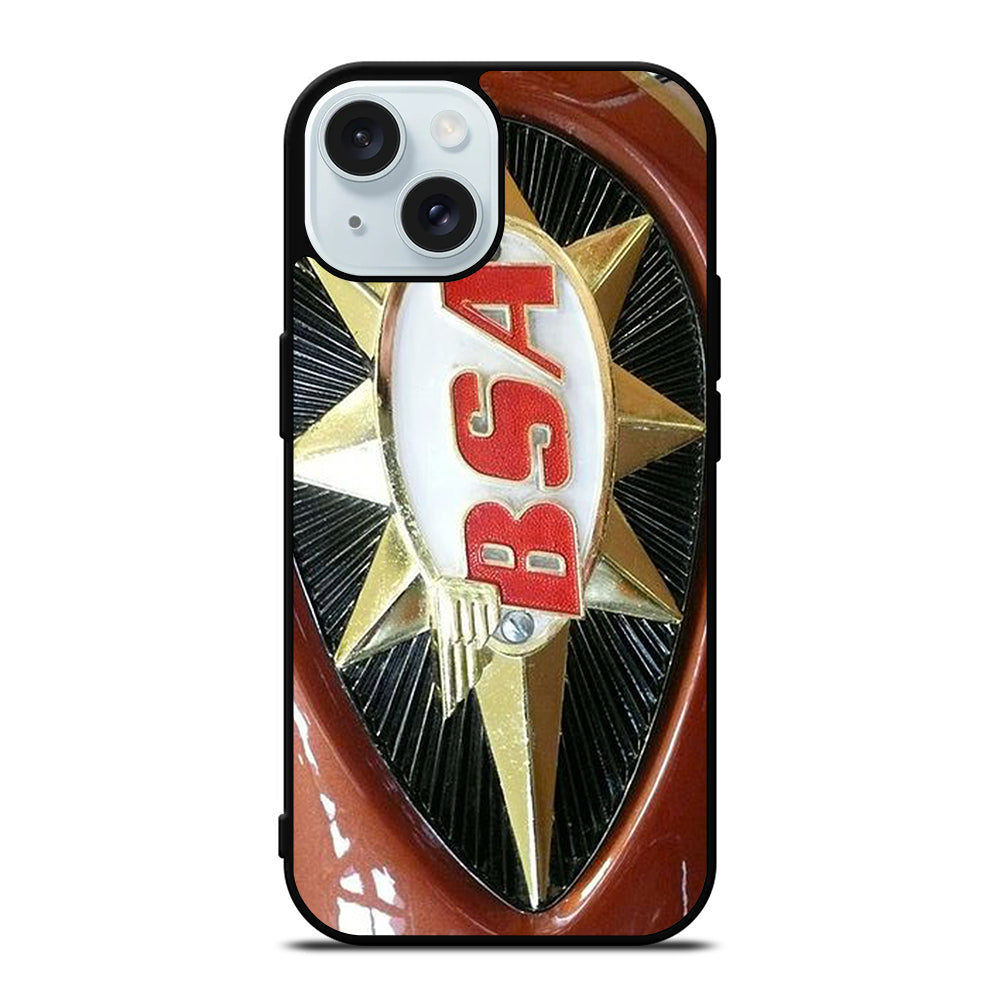 BSA MOTORCYCLE EMBLEM 2 iPhone 15 Case Cover