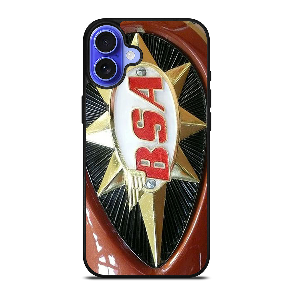 BSA MOTORCYCLE EMBLEM 2 iPhone 16 Case Cover