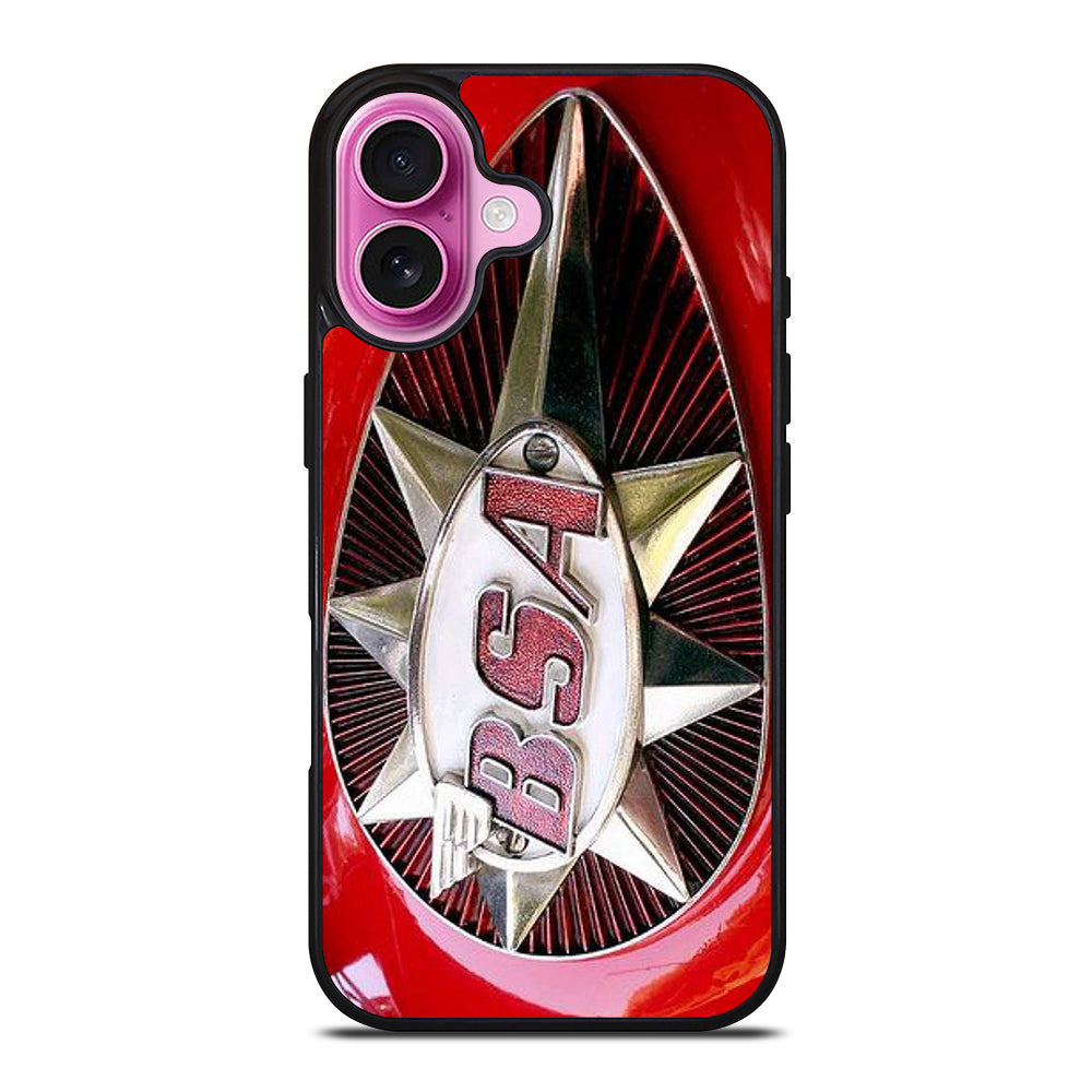 BSA MOTORCYCLE EMBLEM iPhone 16 Plus Case Cover