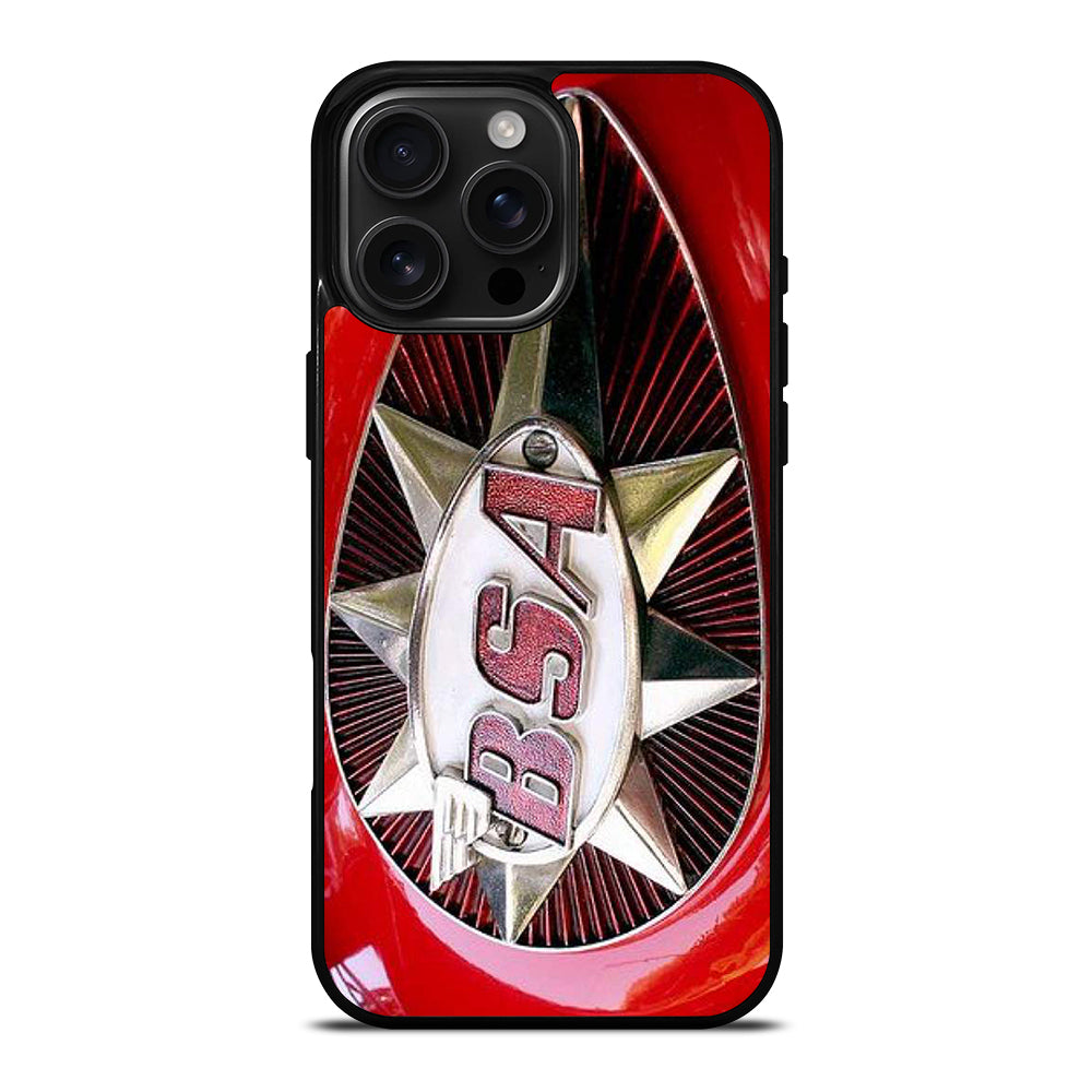 BSA MOTORCYCLE EMBLEM iPhone 16 Pro Max Case Cover