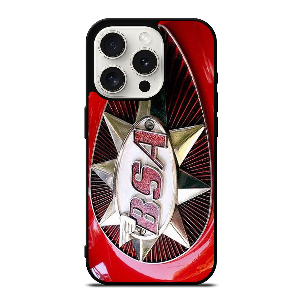 BSA MOTORCYCLE EMBLEM iPhone 15 Pro Case Cover