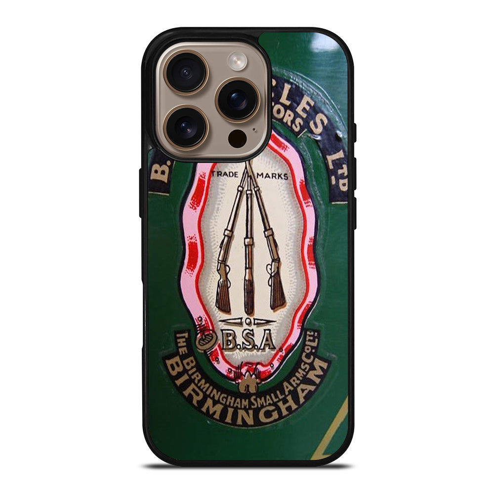 BSA MOTORCYCLE LOGO iPhone 16 Pro Case Cover