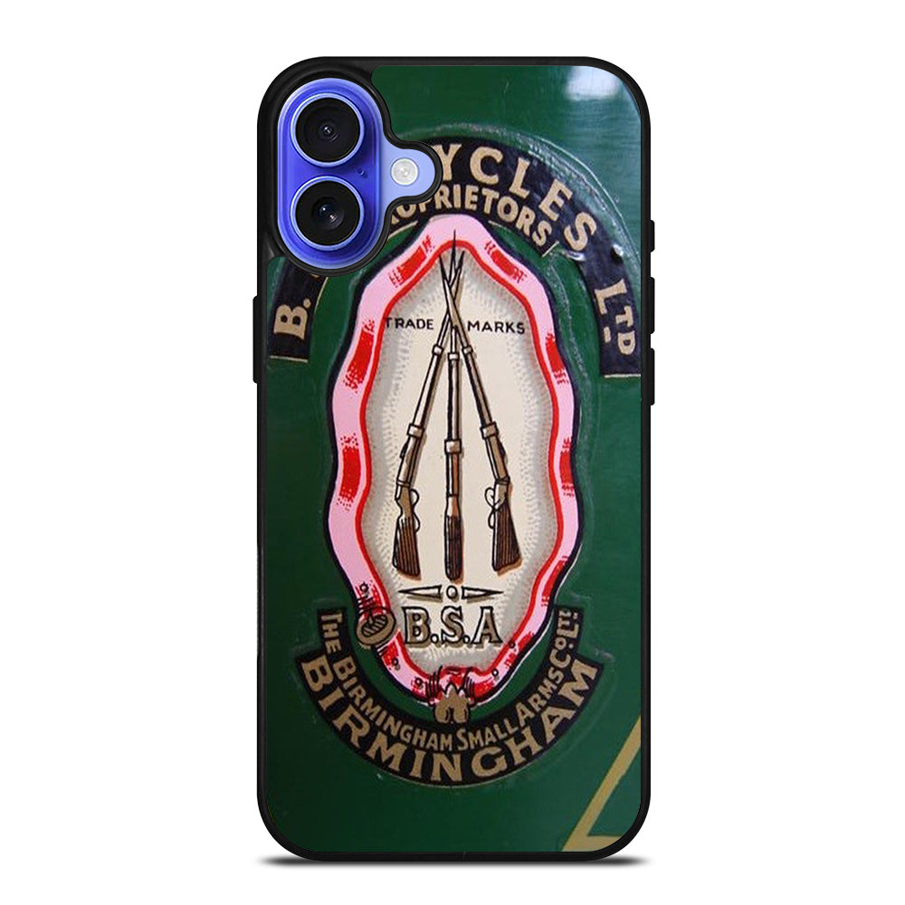 BSA MOTORCYCLE LOGO iPhone 16 Case Cover
