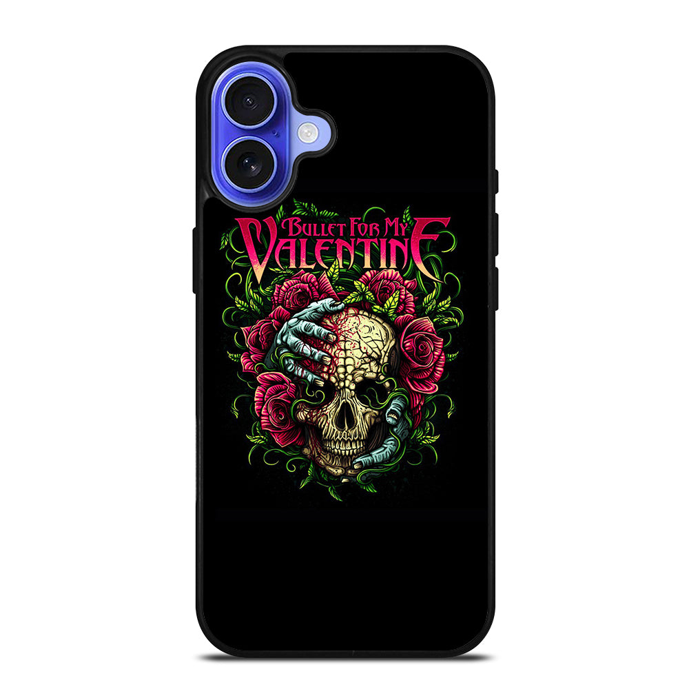 BULLET FOR MY VALENTINE SKULL LOGO iPhone 16 Case Cover