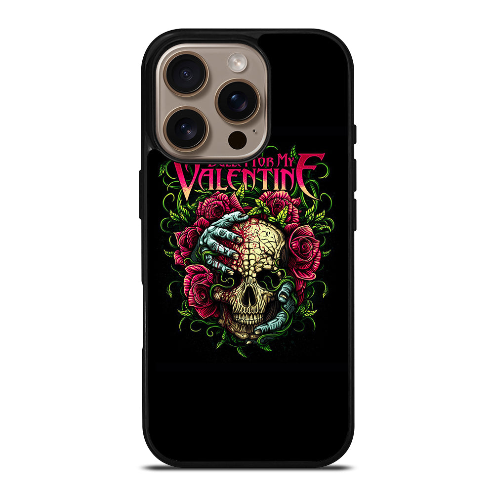 BULLET FOR MY VALENTINE SKULL LOGO iPhone 16 Pro Case Cover