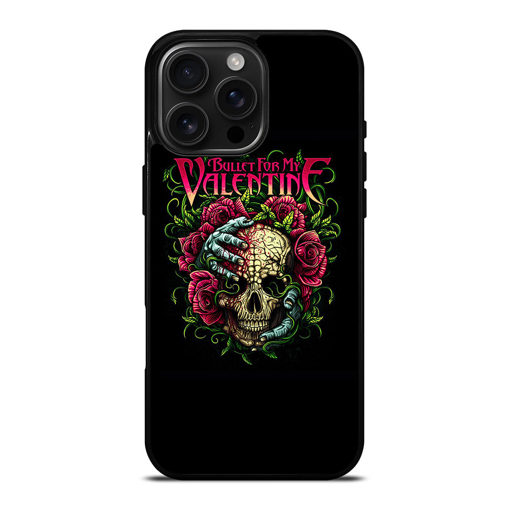 BULLET FOR MY VALENTINE SKULL LOGO iPhone 16 Pro Max Case Cover