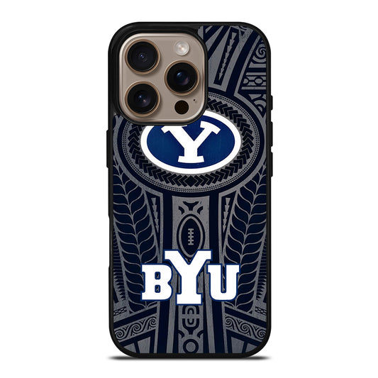 BYU COUGARS ICON 1 iPhone 16 Pro Case Cover