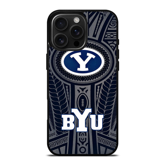 BYU COUGARS ICON 1 iPhone 16 Pro Max Case Cover