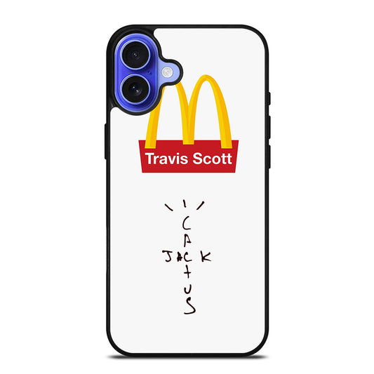 CACTUS JACK TRAVIS SCOTT MCDONALDS LOGO 1 iPhone 16 Case Cover