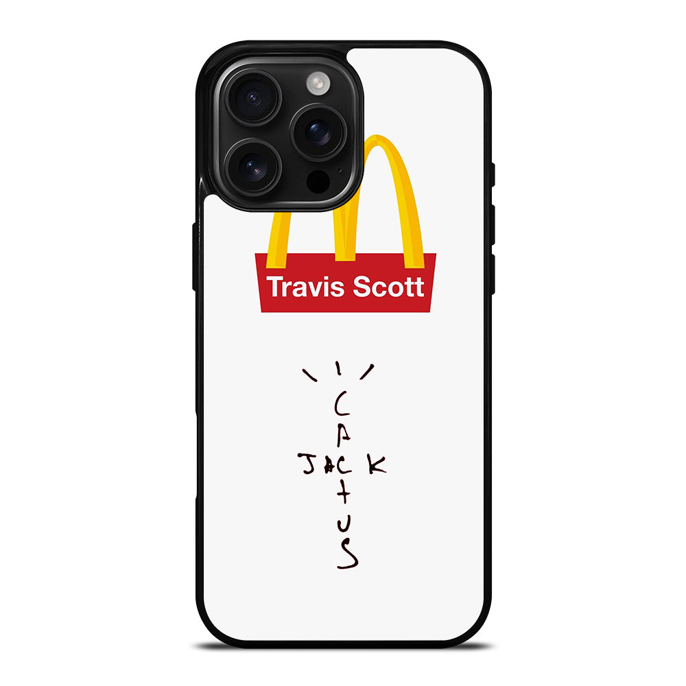 CACTUS JACK TRAVIS SCOTT MCDONALDS LOGO 1 iPhone 16 Pro Max Case Cover