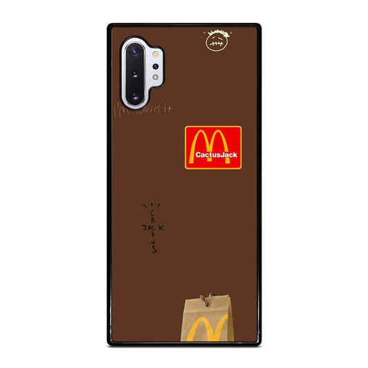 CACTUS JACK TRAVIS SCOTT MCDONALDS LOGO 2 Samsung Galaxy Note 10 Plus Case Cover