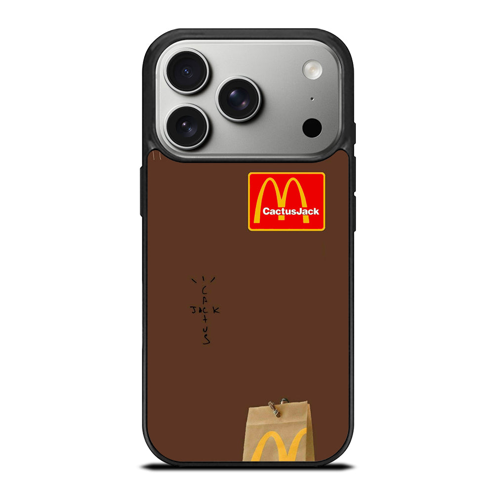 CACTUS JACK TRAVIS SCOTT MCDONALDS LOGO 2 iPhone 17 Pro Case Cover