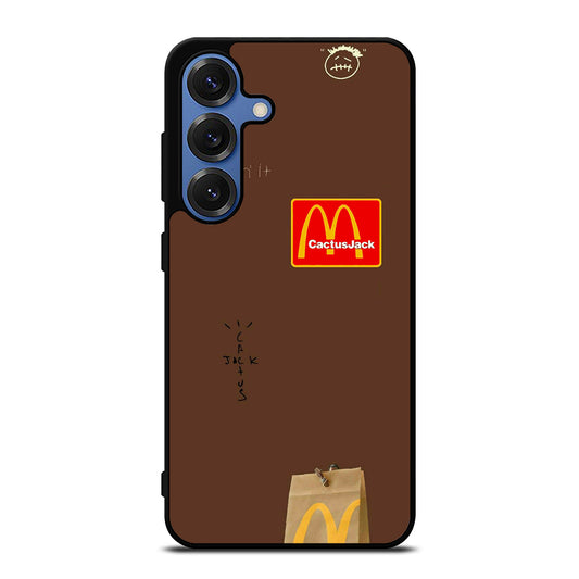 CACTUS JACK TRAVIS SCOTT MCDONALDS LOGO 2 Samsung Galaxy S25 Case Cover