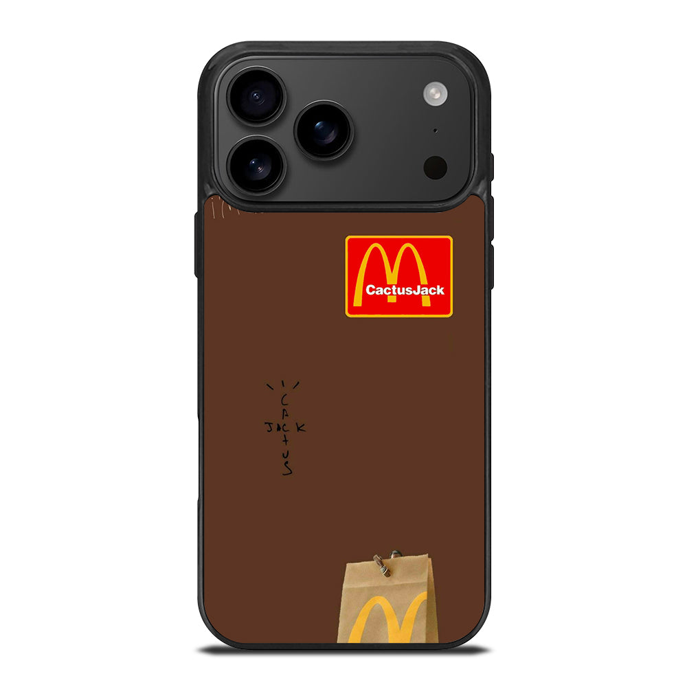 CACTUS JACK TRAVIS SCOTT MCDONALDS LOGO 2 iPhone 17 Pro Max Case Cover