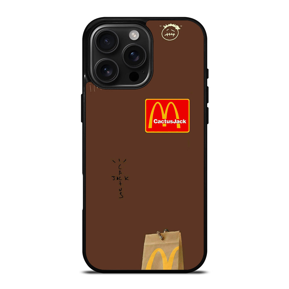 CACTUS JACK TRAVIS SCOTT MCDONALDS LOGO 2 iPhone 16 Pro Max Case Cover