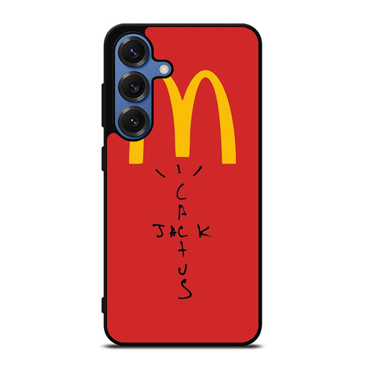 CACTUS JACK TRAVIS SCOTT MCDONALDS LOGO 3 Samsung Galaxy S25 Case Cover