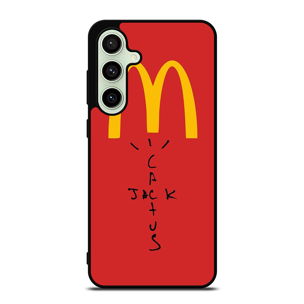 CACTUS JACK TRAVIS SCOTT MCDONALDS LOGO 3 Samsung Galaxy S24 FE Case Cover