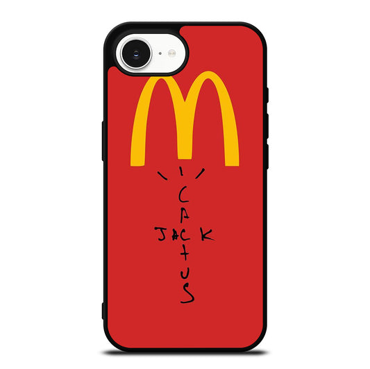 CACTUS JACK TRAVIS SCOTT MCDONALDS LOGO 3 iPhone 16e Case Cover