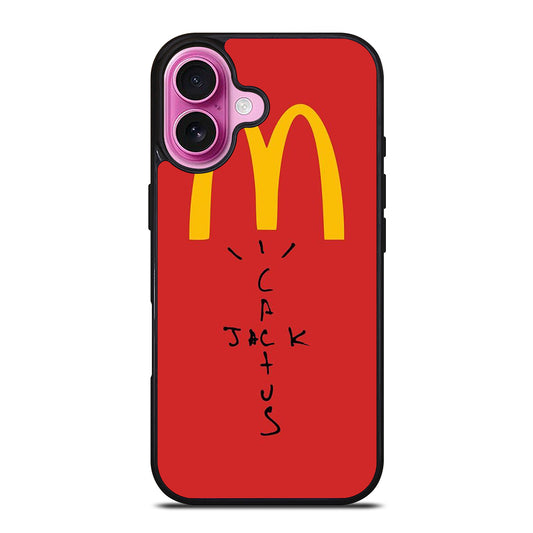CACTUS JACK TRAVIS SCOTT MCDONALDS LOGO 3 iPhone 16 Plus Case Cover
