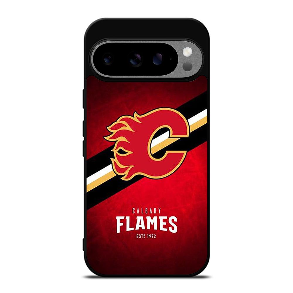 CALGARY FLAMES ICON 4 Google Pixel 9 Pro XL Case Cover