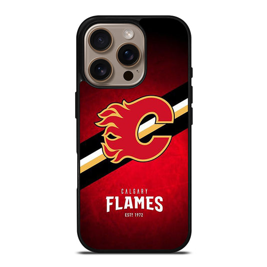 CALGARY FLAMES ICON 4 iPhone 16 Pro Case Cover