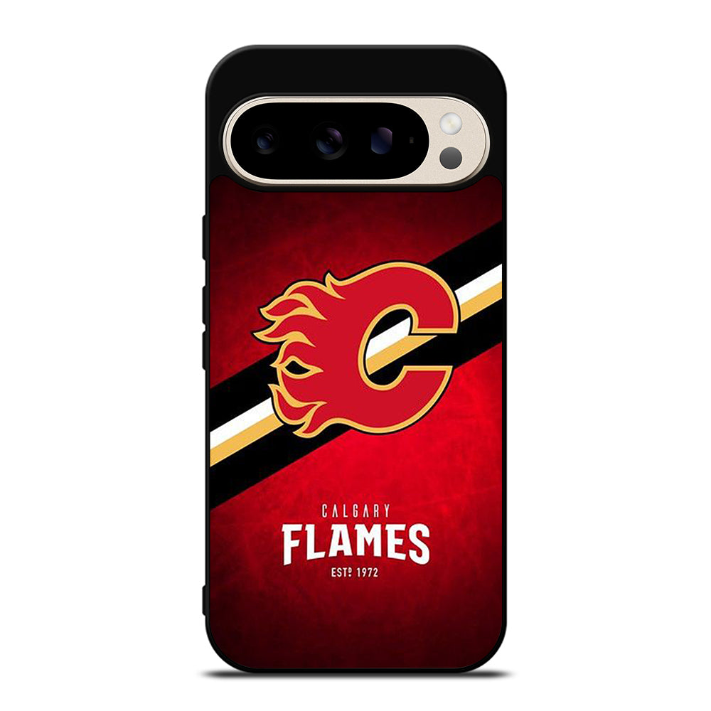 CALGARY FLAMES ICON 4 Google Pixel 9 Pro Case Cover