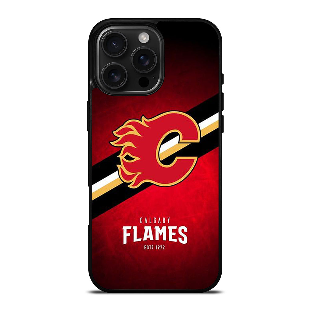 CALGARY FLAMES ICON 4 iPhone 16 Pro Max Case Cover