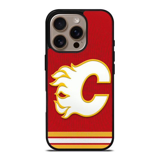 CALGARY FLAMES ICON 5 iPhone 16 Pro Case Cover