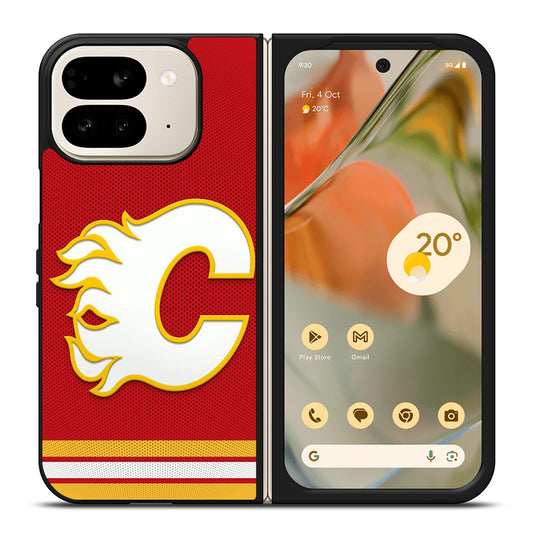 CALGARY FLAMES ICON 5 Google Pixel 9 Pro Fold Case Cover