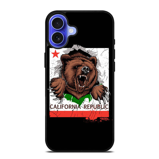 CALIFORNIA REPUBLIC ICON 2 iPhone 16 Case Cover