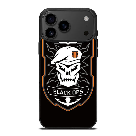 CALL OF DUTY BLACK OPS LOGO iPhone 17 Pro Max Case Cover