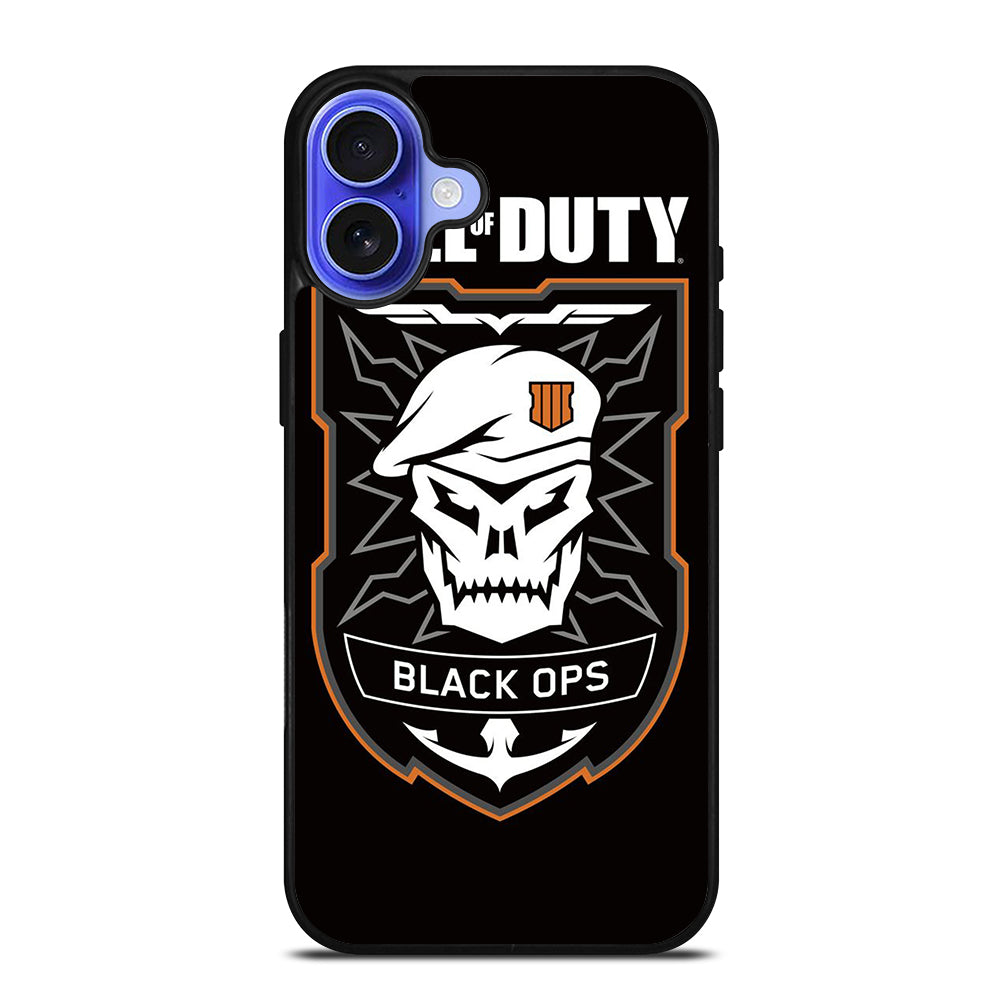 CALL OF DUTY BLACK OPS LOGO iPhone 16 Case Cover