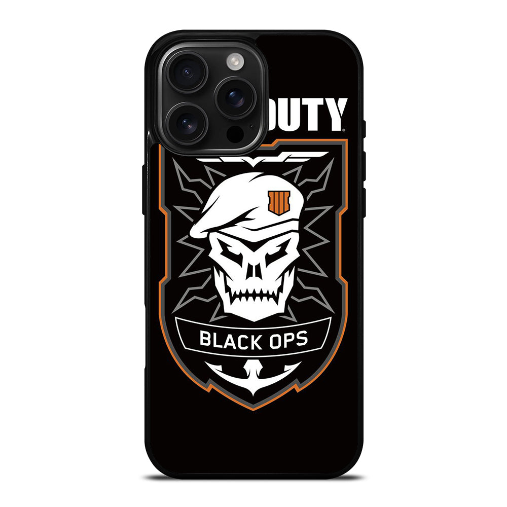 CALL OF DUTY BLACK OPS LOGO iPhone 16 Pro Max Case Cover