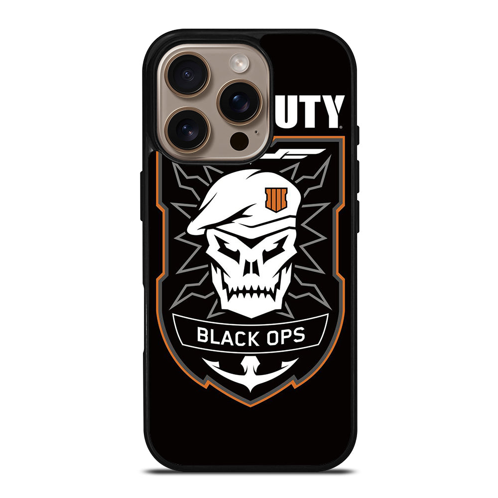 CALL OF DUTY BLACK OPS LOGO iPhone 16 Pro Case Cover