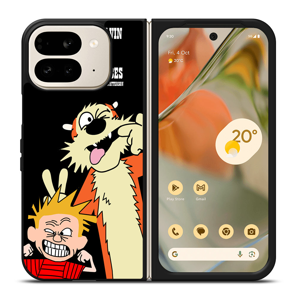 CALVIN AND HOBBES CARTOON SERIES Google Pixel 9 Pro Fold Case Cover