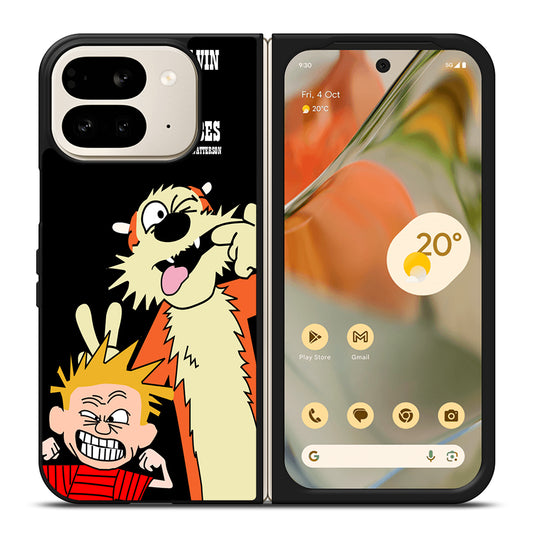 CALVIN AND HOBBES CARTOON SERIES Google Pixel 9 Pro Fold Case Cover