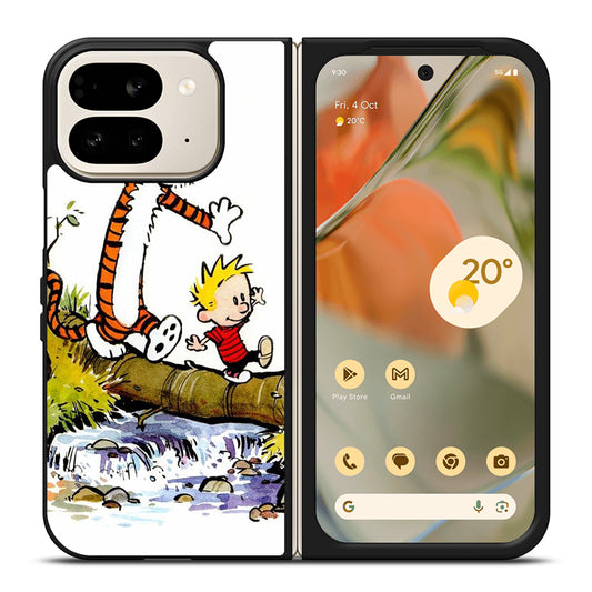 CALVIN AND HOBBES CARTOON SERIES 2 Google Pixel 9 Pro Fold Case Cover