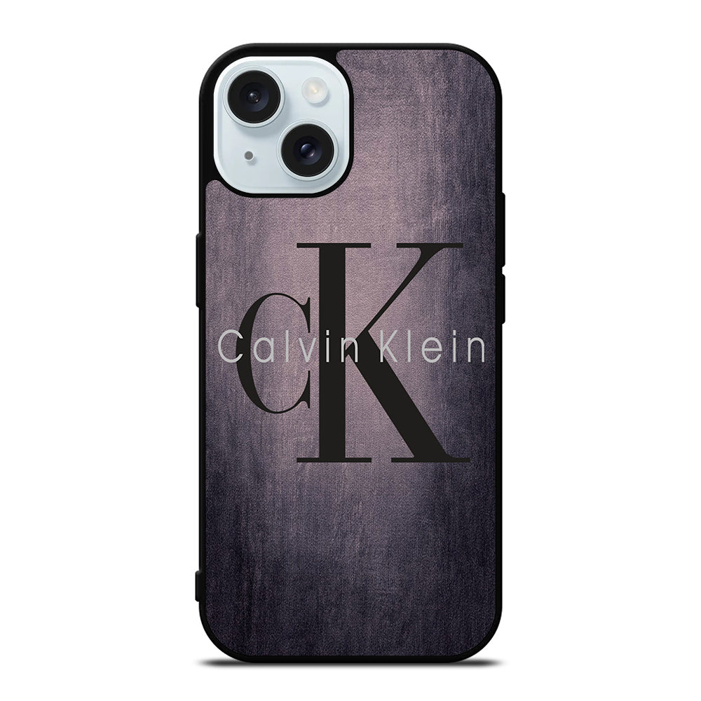 CALVIN KLEIN LOGO 3 iPhone 15 Case Cover