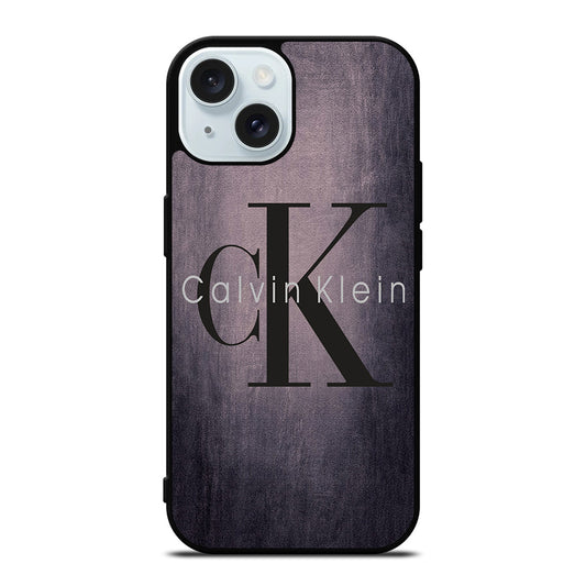 CALVIN KLEIN LOGO 3 iPhone 15 Case Cover