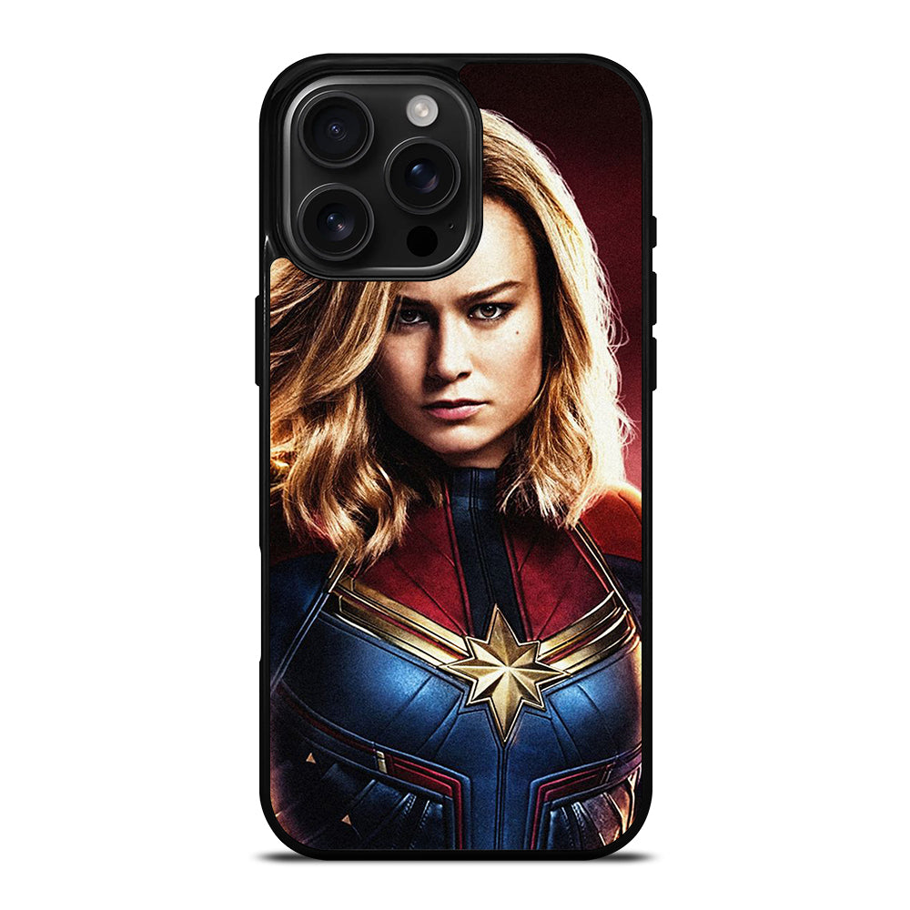 CAPTAIN MARVEL FACE iPhone 16 Pro Max Case Cover