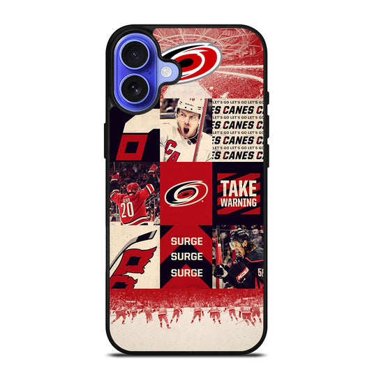 CAROLINA HURRICANES NHL ICON 2 iPhone 16 Case Cover