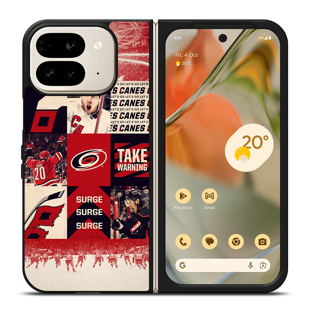 CAROLINA HURRICANES NHL ICON 2 Google Pixel 9 Pro Fold Case Cover