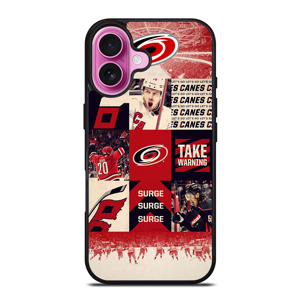 CAROLINA HURRICANES NHL ICON 2 iPhone 16 Plus Case Cover
